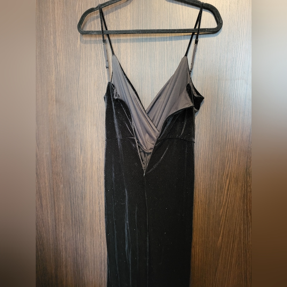 Dynamite Wrap Bodycon Velvet Dress Size: Medium - Picture 11 of 11